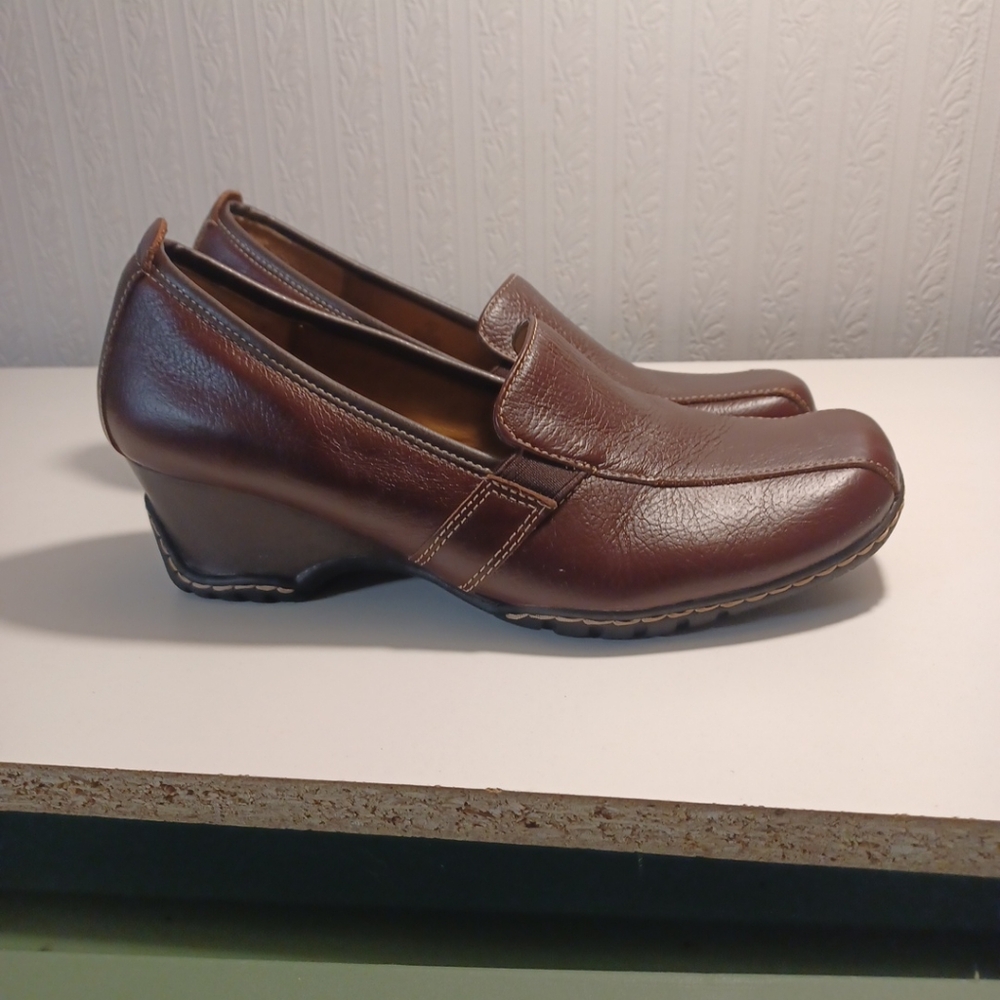 Bjorndal Dark Brown Wedge Heels